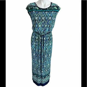 Patterned Maxi Summer Dress